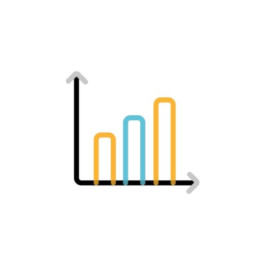 Gráfico com três barras